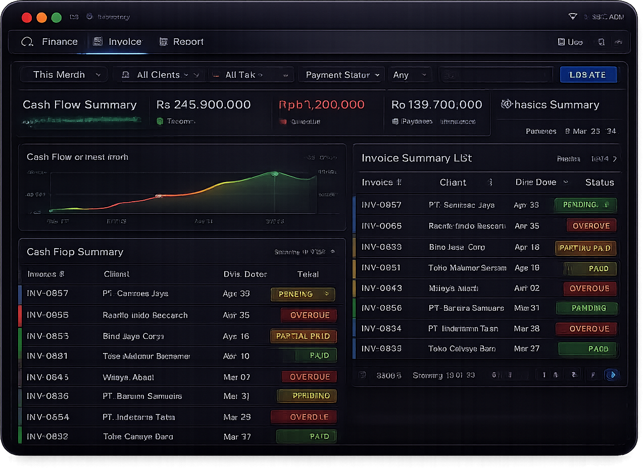 Invoice & Finance preview